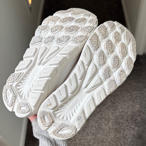 Hoka Cream Athletic Sneakers - Picture 2 of 6